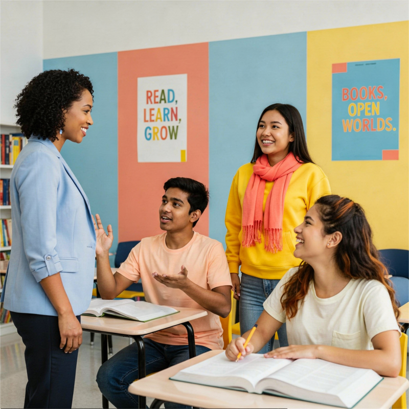 Illustration - Cours d'anglais